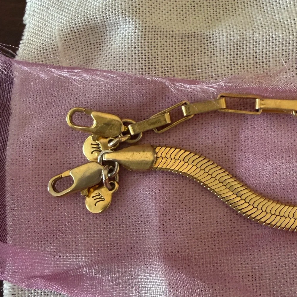 Madewell Gold Bracelet Set - Picture 2 of 5